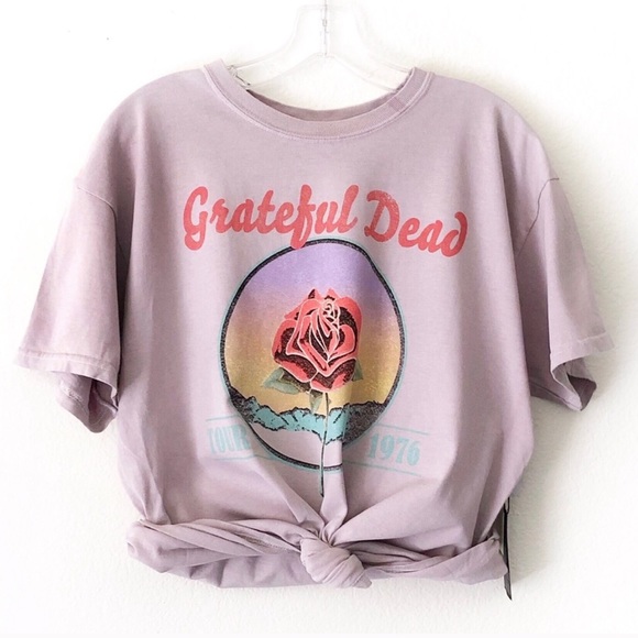 Urban Outfitters Tops - NWT GRATEFUL DEAD rose graphic oversized band tee
